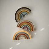 Mushie FINAL SALE Rainbow Stacker Toy Sol