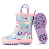 Jan & Jul Puddle-Dry Rain Boots Enchanted