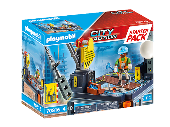 Playmobil 70816 City Action Starter Pack Construction Site