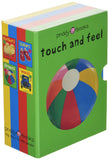 Bright Baby Touch & Feel 4 Board Book Boxed Set (Words, Colors, Numbers & Shapes)