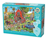 Cobble Hill 350pc Puzzle 47018 DoodleTown: Farmyard Folly