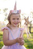Great Pretenders 30133/30135 Pink Shimmer Unicorn Dress w/Headband