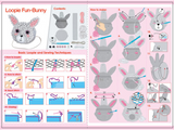 Avenir Loopie Fun My First Plush Bag - Bunny