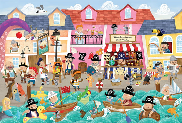 Cobble Hill 36pc Floor Puzzle 55118 Pirates on Vacation