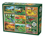 Cobble Hill 1000pc Puzzle 40014 Postcards from the Farm