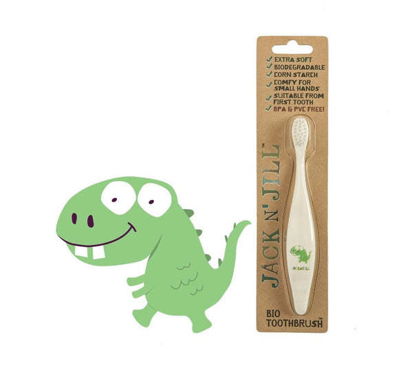 Jack N' Jill Biodegradable Toothbrush Dinosaur