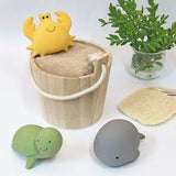 Tikiri Organic Natural Rubber Rattle, Teether & Bath Toy Octopus