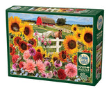 Cobble Hill 1000pc Puzzle 40208 Sunflower Farm