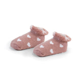 Kushies 2pk Baby socks Blush Solid/Stars