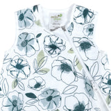 Perlimpinpin Cotton Muslin Sleep Bag 0.7 TOG Petunias