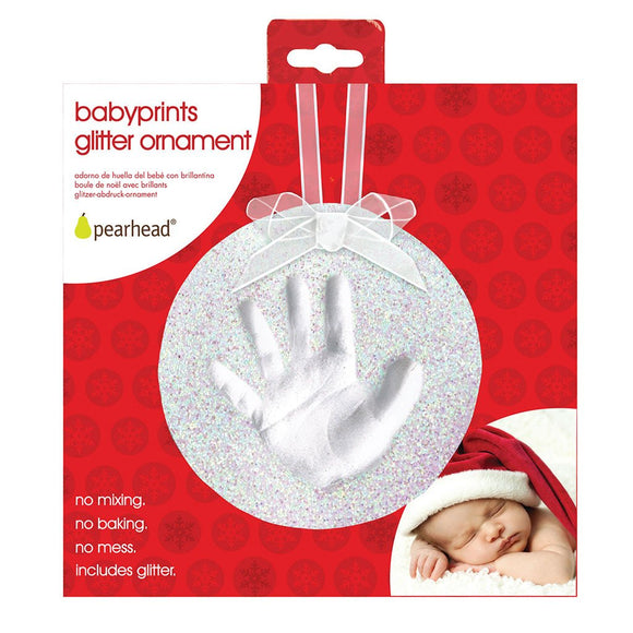 Pearhead Babyprints Glitter Ornament