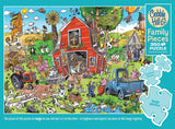 Cobble Hill 350pc Family Puzzle 47018 DoodleTown: Farmyard Folly