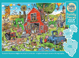 Cobble Hill 350pc Puzzle 47018 DoodleTown: Farmyard Folly