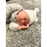 Kidcentral Essentials Newborn Hat - Double Pompom - Pink