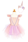Great Pretenders 30133/30135 Pink Shimmer Unicorn Dress w/Headband
