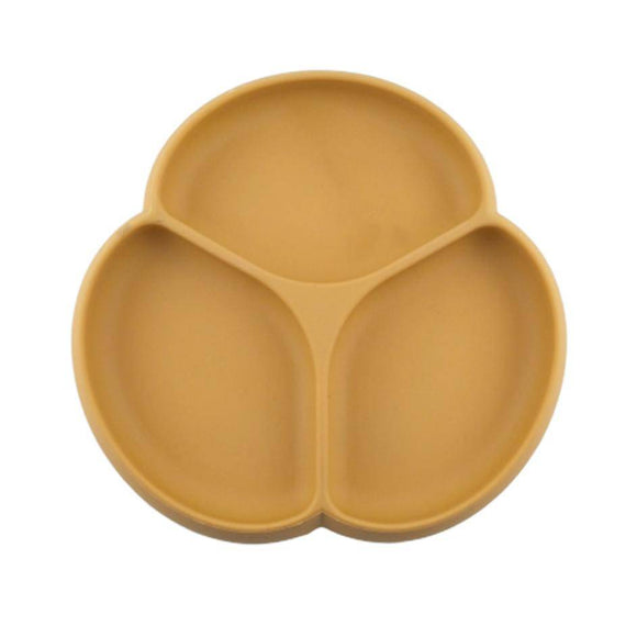 Glitter & Spice Silicone Suction Plate Camel