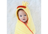 Zoocchini Baby Hooded Towel Puddles the Duck