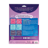 Ooly Scratch and Shine Foil Scratch Art Kit - Geometric Animals