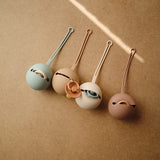 Mushie FINAL SALE Silicone Pacifier Holder Case Blush