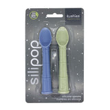 Kushies Silicone Spoon set - Silipop Mineral Blue & Emerald