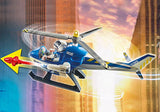 Playmobil 70575 City Action Helicopter Pursuit with Runaway Van *