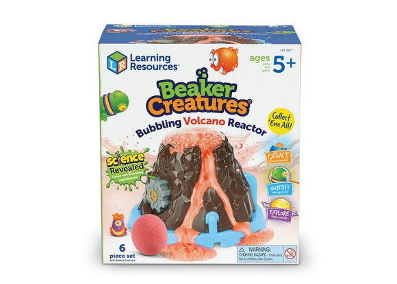 Learning Resources 3827 Beaker Creatures Series 3-Bubbling Volcano Reactor