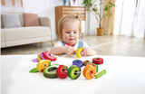 Hape E1072 Caterpillar Fruit Feast Set