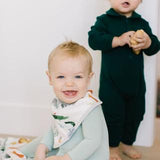 Loulou Lollipop Bandana Bib Set - Safari Jungle