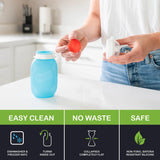 Squeasy Gear 3.5oz Snacker - Aqua Blue