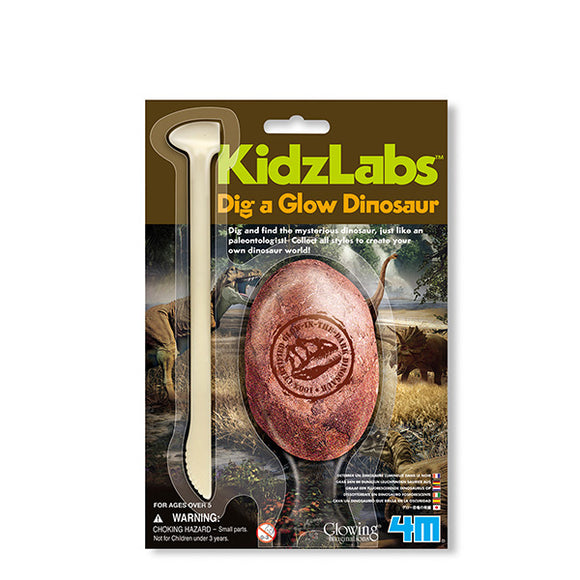 4m 5920 KidzLabs Dig a Glow Dinosaur