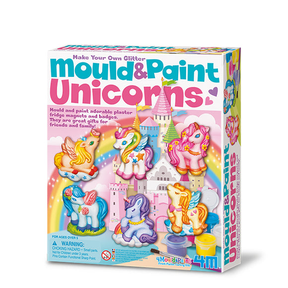 4m 4708 Mould & Paint/Glitter Unicorns