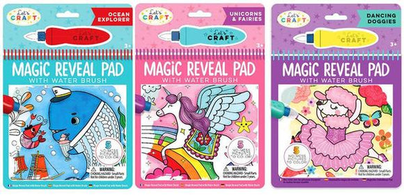 Bright Stripes Let's Craft Magic Reveal Pad - Ast4