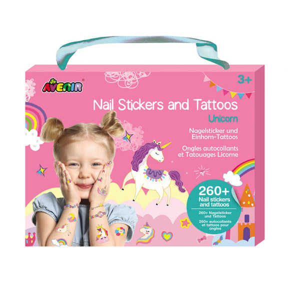 Nail Stickers and Tattoos - Unicorns