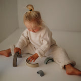 Mushie FINAL SALE Rainbow Stacker Toy Sol