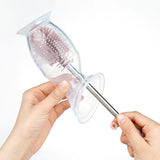 Haakaa Double-Ended Silicone Cleaning Brush Sueva Grey