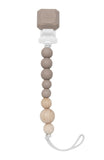 Loulou Lollipop Silicone & Wood Pacifier Clip - Mushroom