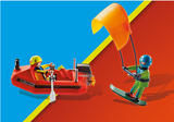 Playmobil 70144 City Action Kitesurfer Rescue with Speedboat
