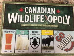 Canadian Wildlife-opoly Game
