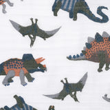 Perlimpinpin Cotton Muslin Sleep Bag 0.7 TOG Dinosaurs