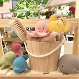 Tikiri Organic Natural Rubber Rattle, Teether & Bath Toy Turtle