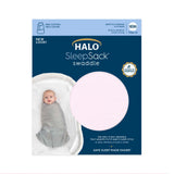Halo Sleepsack Swaddle Cotton Soft Pink 1.5 TOG