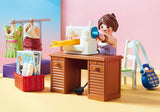 Playmobil 70208 Dollhouse  Bedroom with Sewing Corner