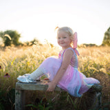 Great Pretenders 42925 Rainbow Sequins Skirt w/wings & wand