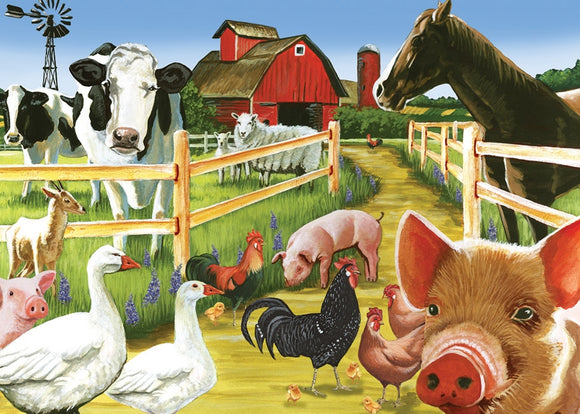 Cobble Hill 35pc Tray Puzzle 58880 Farmyard Welcome