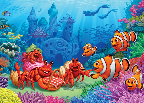 Cobble Hill 35pc Tray Puzzle 58882 Clownfish Gathering
