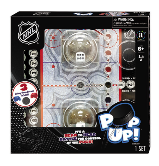 NHL Dice Pop-Up Game