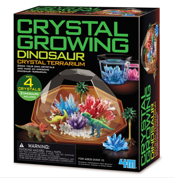 4M 3926 Crystal Growing Dinosaur Crystal Terrarium