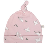 Perlimpinpin Bamboo Knotted Hat Birds Size 1-3 Months