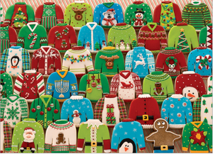 Cobble Hill 1000pc Puzzle 80143 Ugly Xmas Sweaters