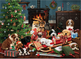Cobble Hill 1000pc Puzzle 40214 Christmas Puppies